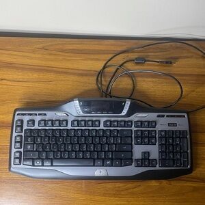 Logitech G15 Y-UW92 QWERTY Wired USB Gaming Illuminated Keyboard - Tested
